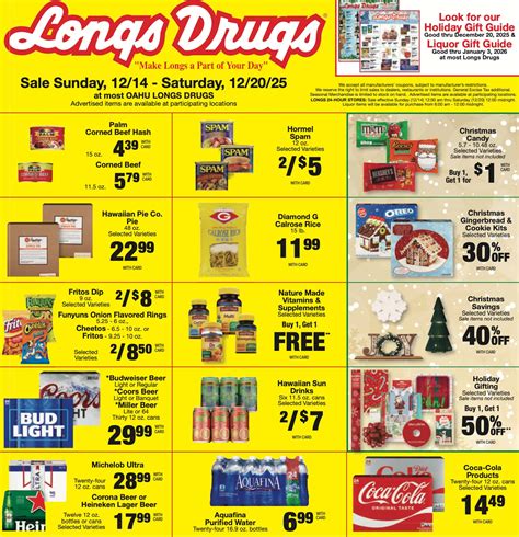Longs Weekly Ad Sale December 14 – December 20, 2025