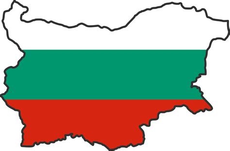 Flag Map Of Greater Bulgaria