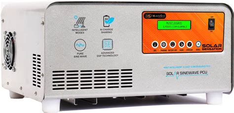 MuscleGrid India 3500 VA Hybrid Solar Inverter 6 AI Modes Configurable ...