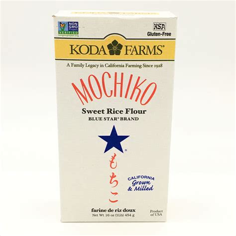 Koda Farms Mochiko Sweet Rice Flour, 16-Ounce, Glutinous Rice Flour ...