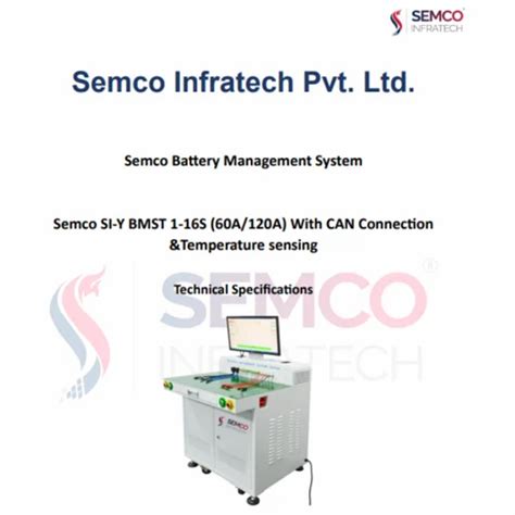 Battery Tester - Semco BTS-5V6A Battery Testing Equipment (Semco CT ...