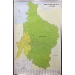 Jual peta Kabupaten dan Kota Bekasi lembaran - Jakarta Barat - DEPO ...