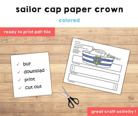 Image result for Paper Sailor Hat Tutorial