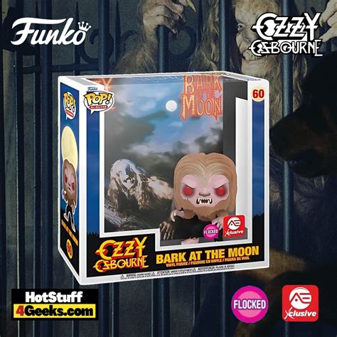 2023 Ozzy Osbourne (Flocked) Bark at The Moon Funko Pop! Album