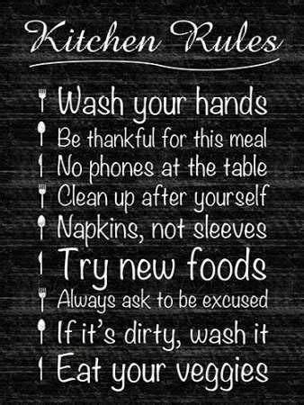 Kitchen Rules by Gibbons, Lauren - Fine Art Print on Paper : 18 x 24 ...