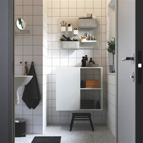 SKÅDIS storage basket, grey - IKEA