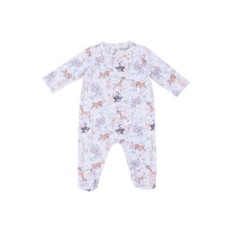 Safari Print Cotton Romper Set | Les Petits - Les Petits