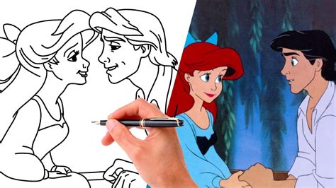 Image result for Step by Step Drawing Ariel