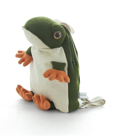 Hoppy Frog Sage green, Natural Mel. & Orange Kids Bag – Pluchi Online