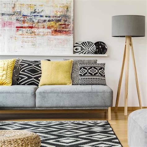 living room ideas dark grey couch