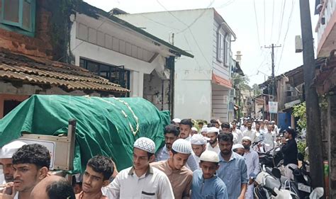 Bhatkal bids farewell to 'Yaseen Sir'; Laid to rest after funeral ...