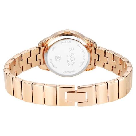 Buy Online Titan Raga Showstopper Quartz Analog Pink Round Dial Rose ...