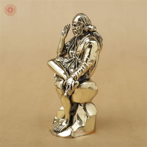 Brass Sai Baba Fine, 6" – Dharma Statues