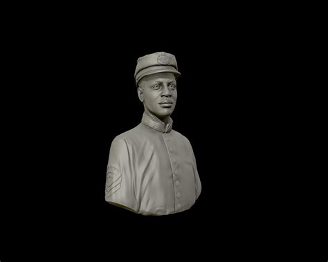 Fichier STL Buste Lewis Henry Douglass sculpture modèle d'impression 3D ...