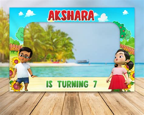 Chutti Kannamma Theme Customized PhotoBooth | Best Birthday Party ...