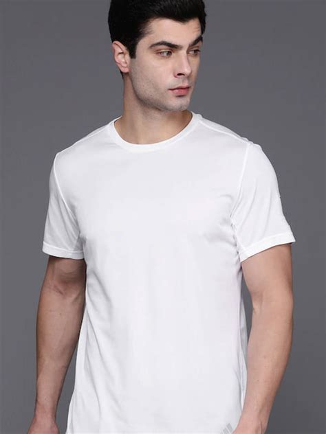 Men White Solid Aeroready Running Sustainable T-shirt