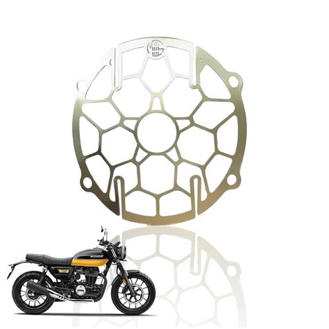 MOTO GENIUS Headlight Grill Guard for Hnees CB 350 | Durable Stainless