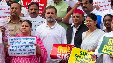 Opposition unites on SIR: Congress, AAP, TMC find common ground on ...