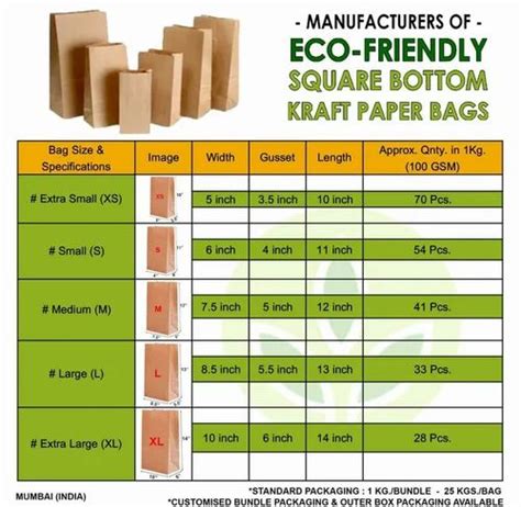 Brown Kraft Paper Bag - Plain Brown Kraft Paper Bags 100 GSM Trader ...