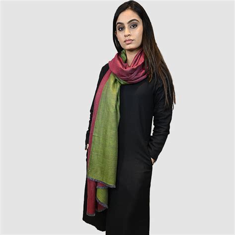 Pure Pashmina Reversible Shawl – The Shawl Studio