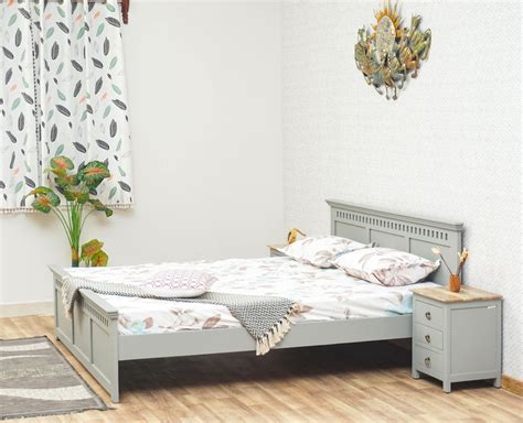 Buy Premium Alexandria Solid Wood King Bed