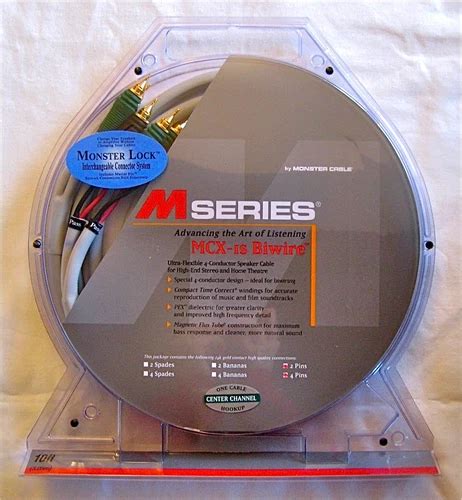 Monster Cable M-Series MCX-1s Biwire Bi-wire Center India | Ubuy