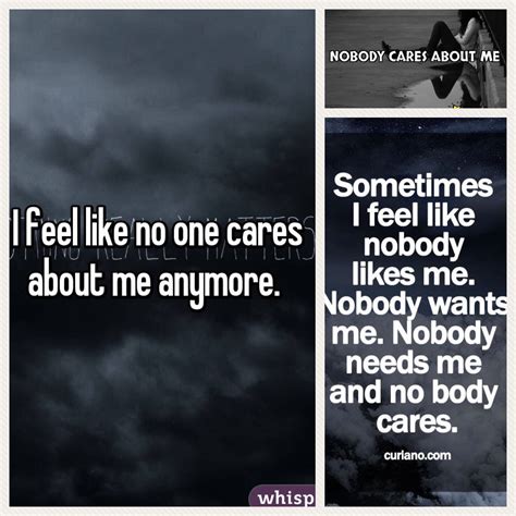 Nobody Cares About Me Anymore