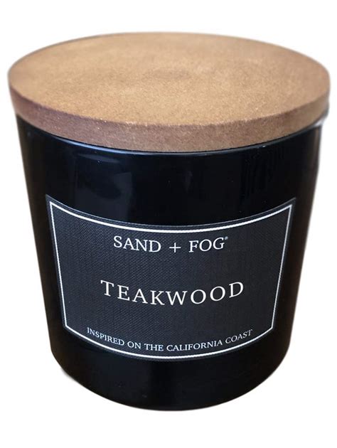 Sand And Fog Teakwood Large Triple Wick Candle Essential Oils 25 Oz ...