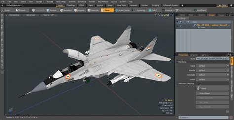 MiG 29 KUB Tandem Aircraft Indian with Armament 3D | 3D Molier ...
