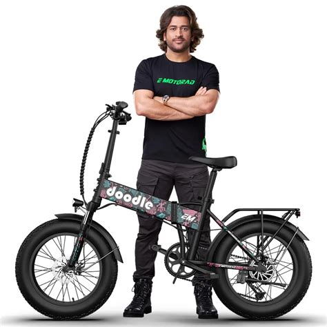 EMotorad Doodle V3 Native Pop Electronic Cycle, 12Y+