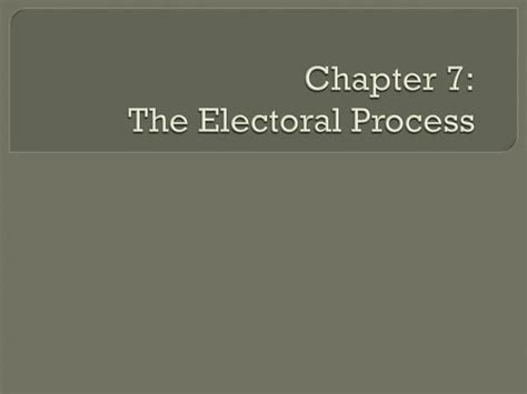 Image result for Electoral Process Explained