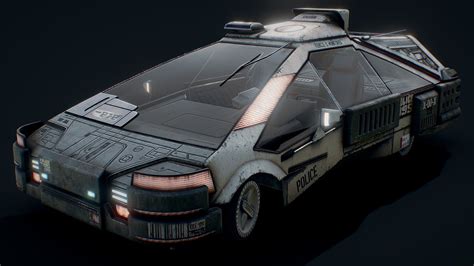 2019 Blade Runner Ground Police Car - Buy Royalty Free 3D model by quaz30 [d55a17a] - Sketchfab ...