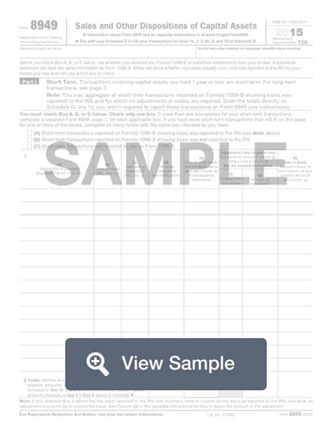 Image result for Form 8949 Help