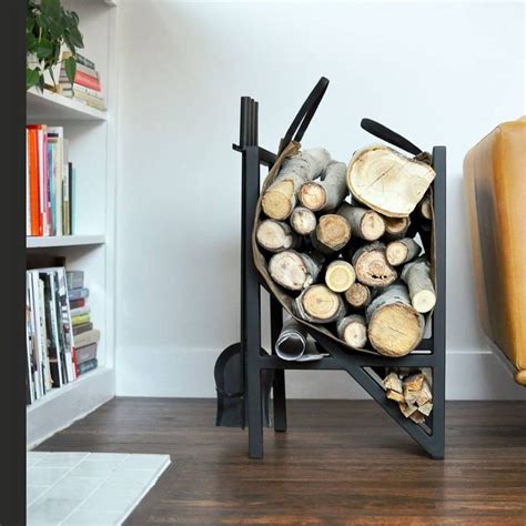 23 Indoor Firewood Storage Racks That Look Amazing | GoDownsize