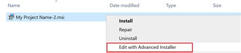 Image result for Advanced Installer Convert to MSI