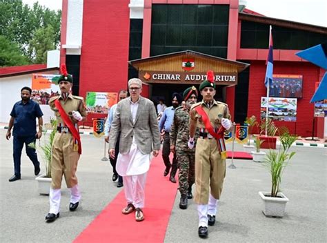 CM Omar Abdullah praises discipline, Energy of NCC Cadets