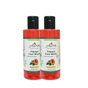 Aixa Natural Herbal Anti Tan Papaya Face Wash - Skin Lightening & Tan ...