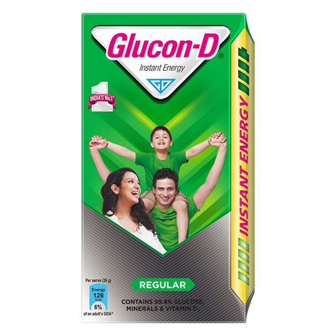Buy Glucon-D Regular Instant Energy Drink Powder, 1 kg Refill Pack | 19 ...