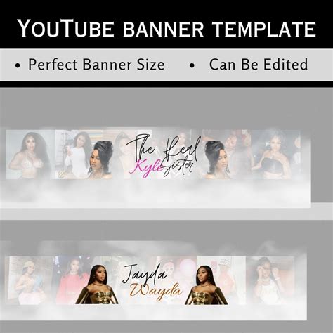 Youtube Banner | Youtube Banner Template - Etsy