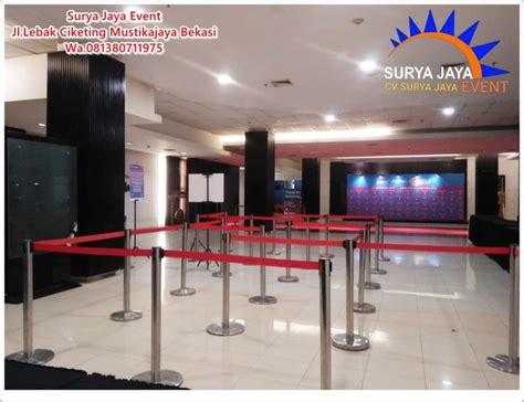 Sewa Tiang Antrian Siap Bongkar Pasang Pelayanan 24 Jam