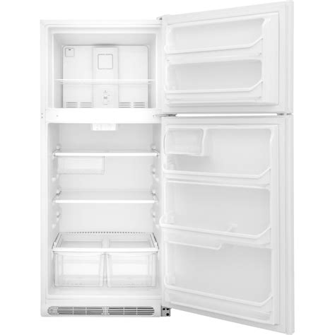 Frigidaire 20.4-cu ft Top-Freezer Refrigerator ( White ) in the Top ...