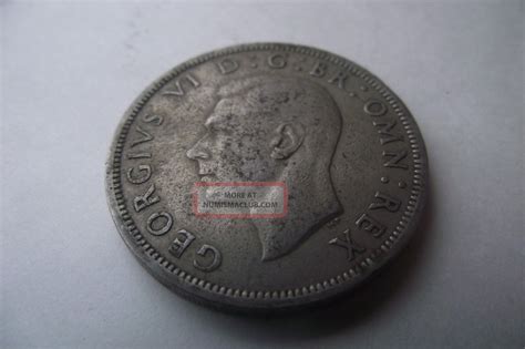 1948 Circulated Half Crown British Coin