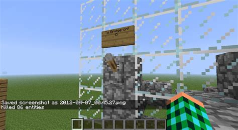 Image result for Minecraft Piston Bridge Tutorial