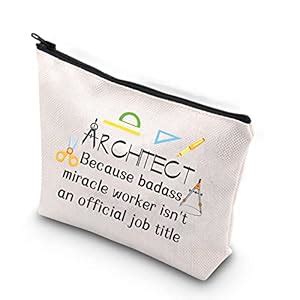 MNIGIU Architecture Gift Architect Cosmetic Makeup Bag Architectural ...