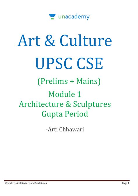 AIC-01Gupta period 1675491729131 - Art & Culture UPSC CSE (Prelims ...