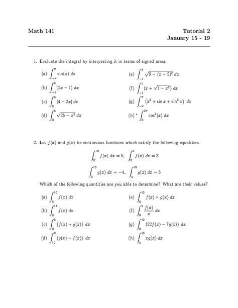 Image result for Calculus 2 Math 141 Answer Key