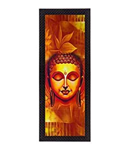 eCraftIndia 'Face of Lord Buddha' UV Art Painting (Synthetic Wood, 18 ...