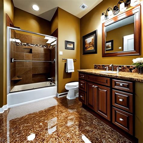 23 Innovative Epoxy Bathroom Floor Ideas for Your Home Decor Inspiration