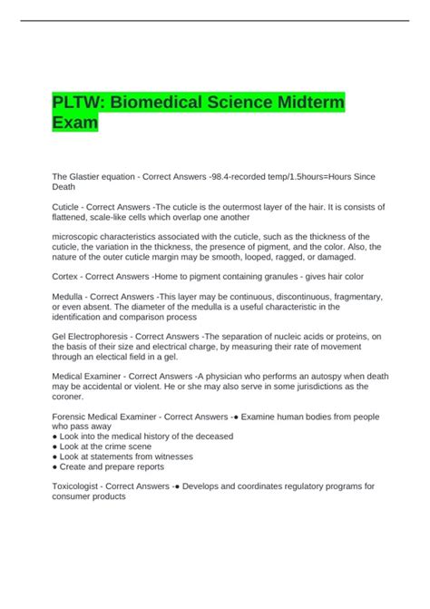 PLTW Biomedical Science 的图像结果