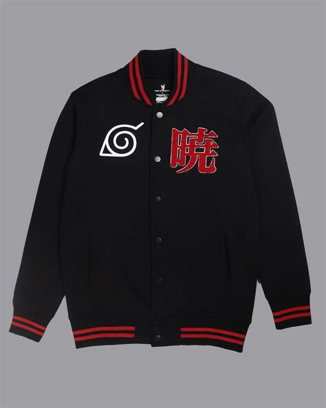 Naruto Akatsuki Varsity Jacket Men – Free Authority
